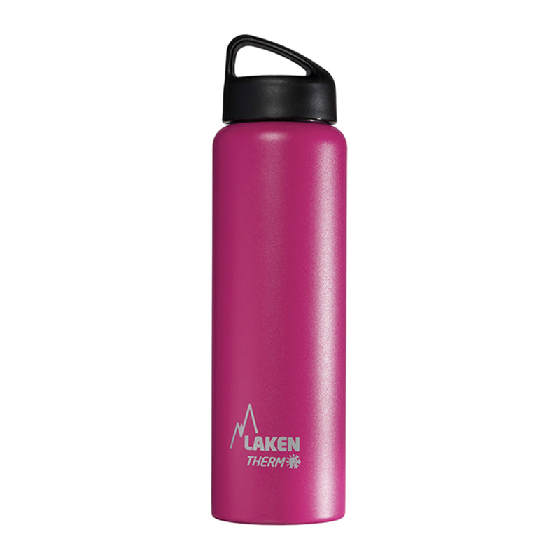 LAKEN Classic - Botella Térmica de Boca Ancha 1L en Acero Inoxidable. Fucsia