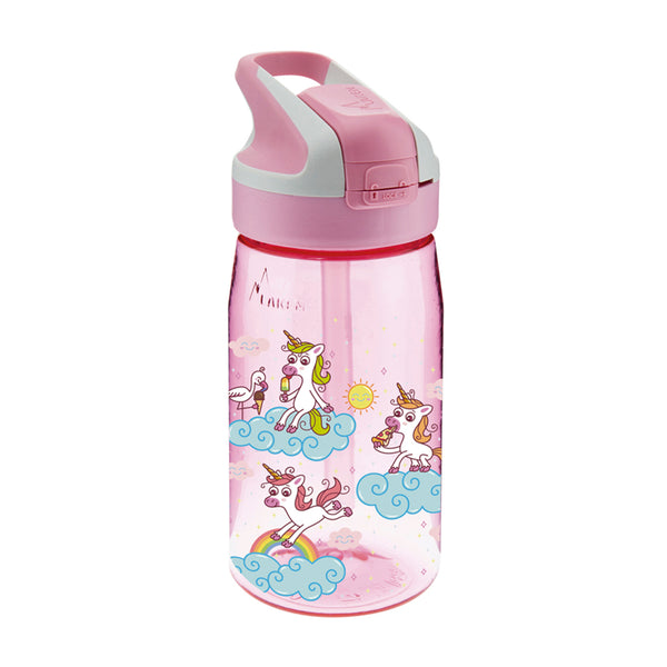 LAKEN Summit - Botella de Agua Infantil 0.45L en Tritán. Modelo Popicorns