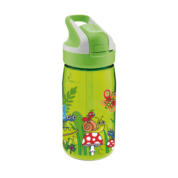 LAKEN Summit - Botella de Agua Infantil 0.45L en Tritán. Modelo Bichitos