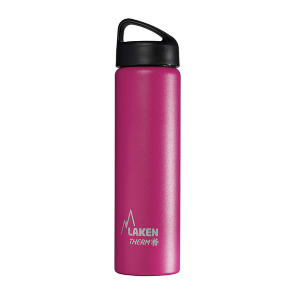 LAKEN Classic - Botella Térmica de Boca Ancha 0.75L en Acero Inoxidable. Fucsia