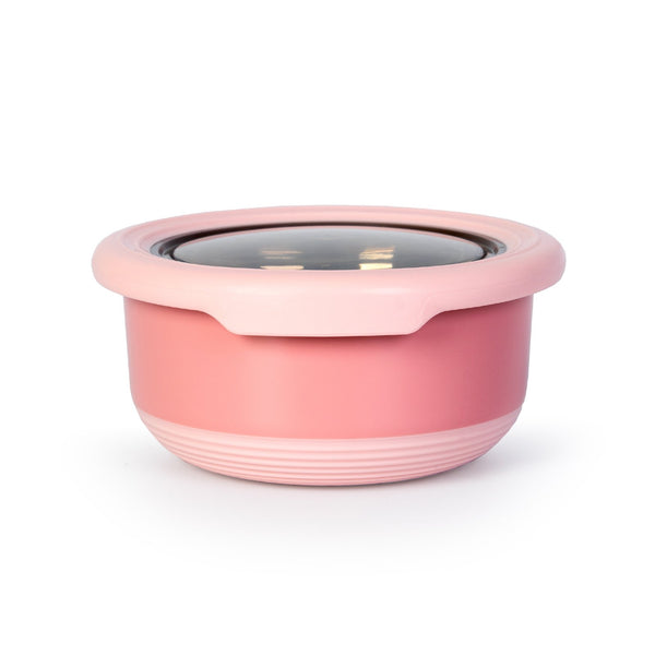 QUID Samba - Recipiente Redondo 0.22L con Interior en Acero Inoxidable