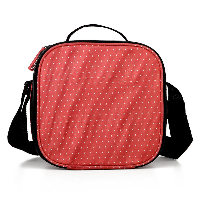 TATAY Urban Food Casual - Bolsa Térmica Porta Alimentos 3L con Recipientes, Dots Red