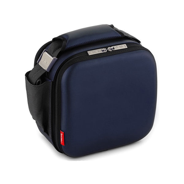 VALIRA Satin - Bolsa Térmica Porta Alimentos Rígida con Acabado Satinado, Azul