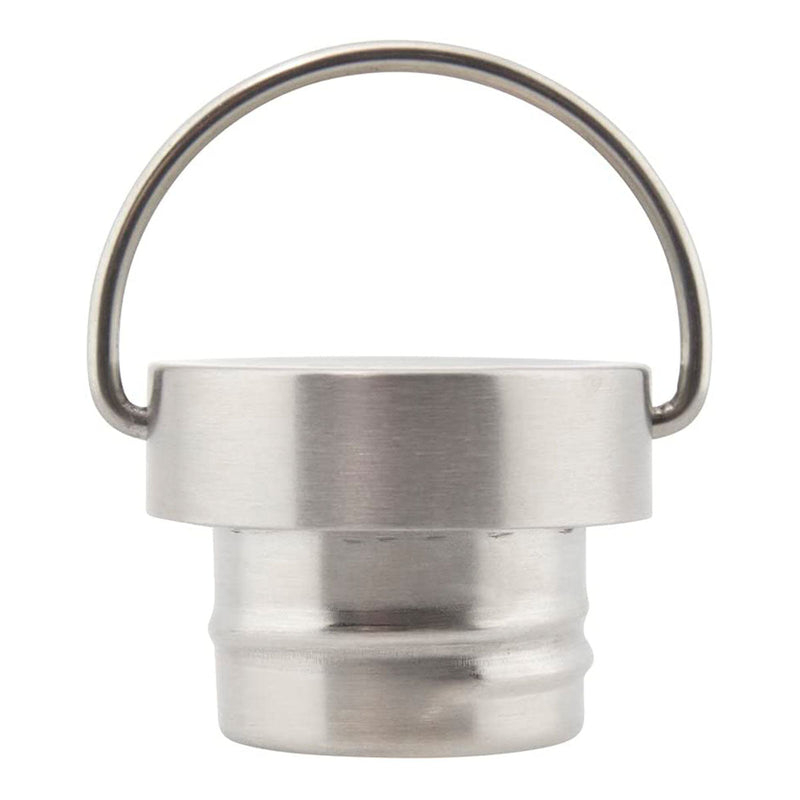 LAKEN Basic Steel Vintage - Botella de Agua 1L en Acero Inoxidable con Asa. Azul