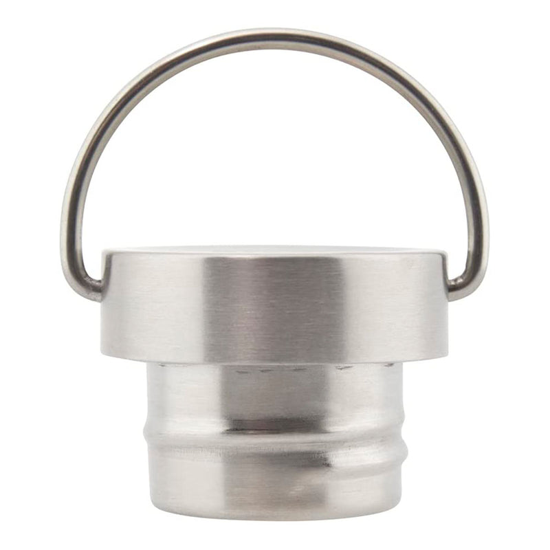 LAKEN Basic Steel Vintage - Botella de Agua 0.5L en Acero Inoxidable. Plata