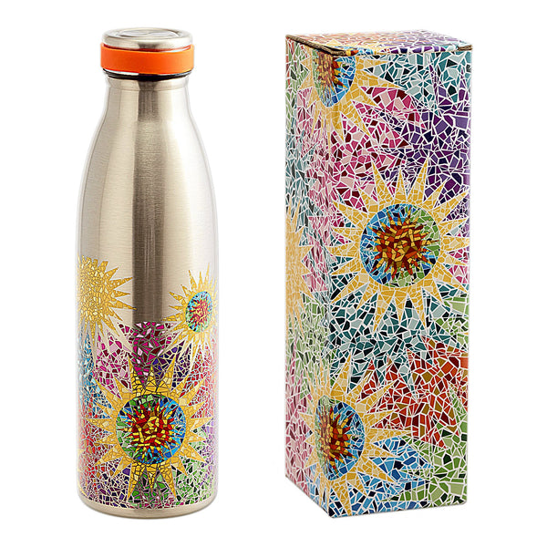 JAVIER - Botella Térmica Reutilizable en Acero Inoxidable, 500 ml, Colección Gaudí