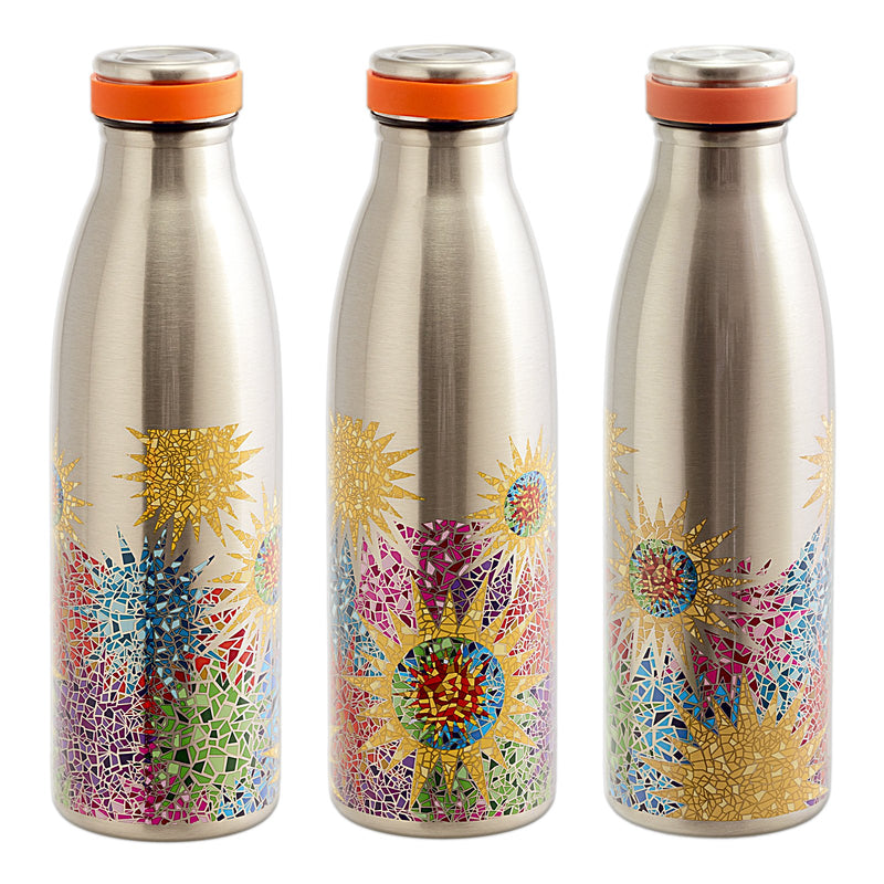 JAVIER - Botella Térmica Reutilizable en Acero Inoxidable, 500 ml, Colección Gaudí