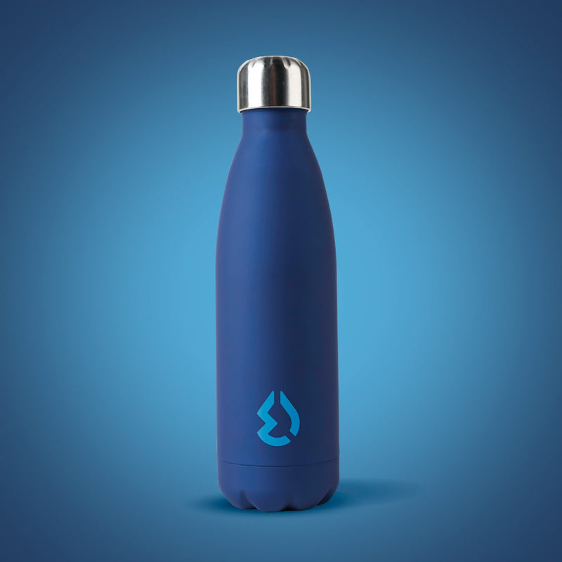 Water Revolution - Botella Térmica de Acero Inoxidable 500 ml, Rubber Color Blue