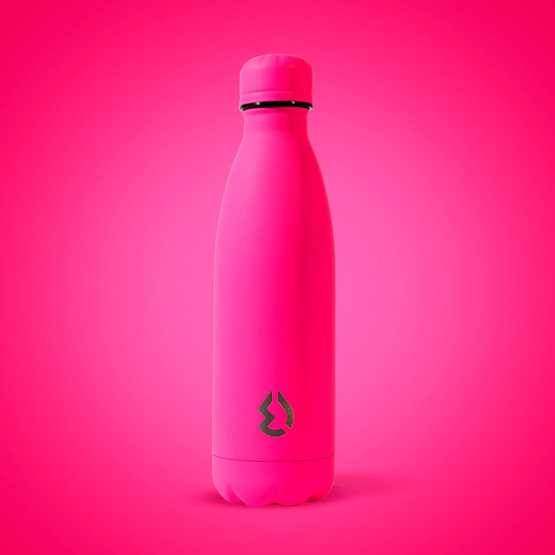 Water Revolution - Botella Térmica de Acero Inoxidable 500 ml Fluor, Color Pink