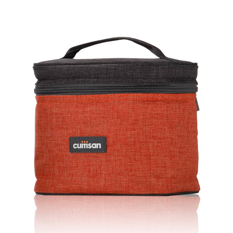 Cuitisan TOGO - Bolsa Térmica con 3 Contenedores en Acero  (2 x 1.1L + 0.7L Partition)