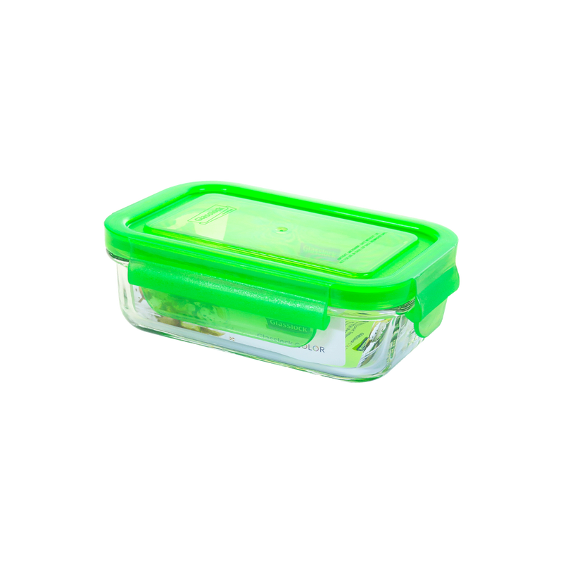 Recipiente Hermético Rectangular Glasslock Classic Microondas 400 ml