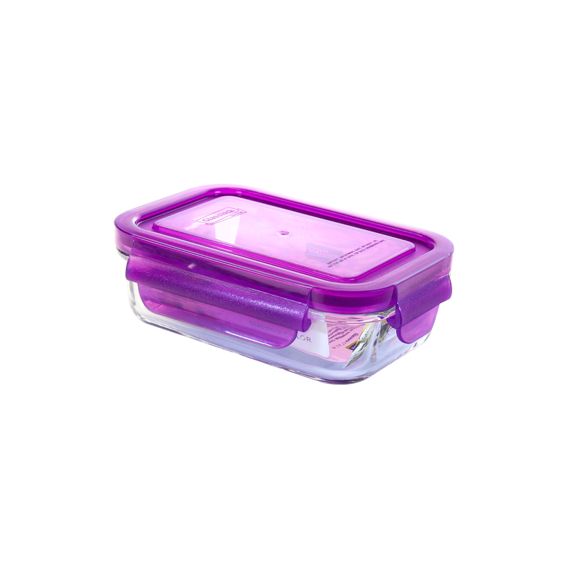 Recipiente Hermético Rectangular Glasslock Classic Microondas 400 ml