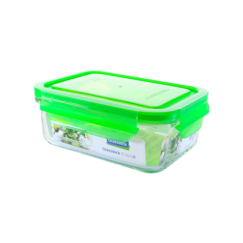 Recipiente Hermético Rectangular Glasslock Classic Microondas 715 ml
