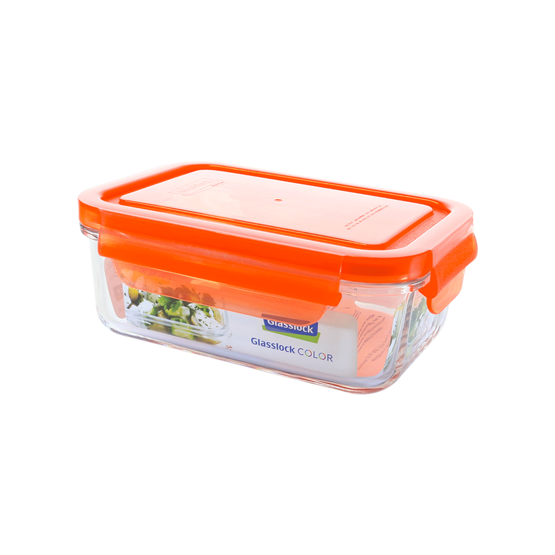 Recipiente Hermético Rectangular Glasslock Classic Microondas 715 ml