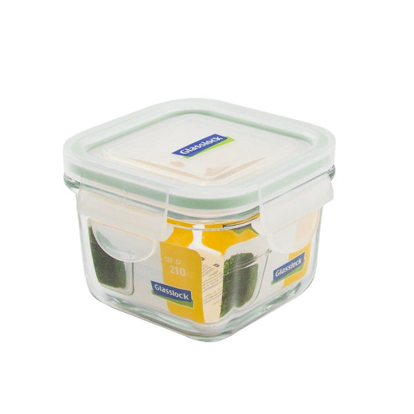 Glasslock Classic 0.21L Contenedor Cuadrado de Vidrio