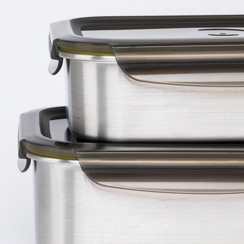 Cuitisan Signature - Recipiente Rectangular 1L en Cromosteel. Apto Microondas