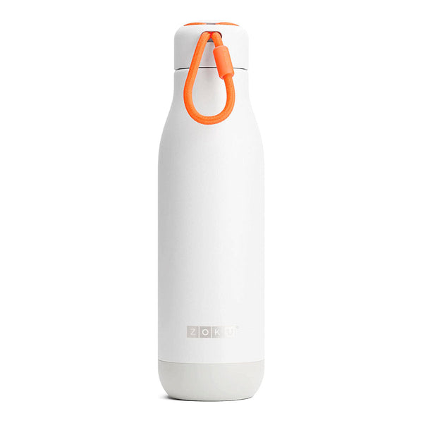 ZOKU PC - Botella Térmica de 0.75L en Acero Inoxidable de Doble Pared. White