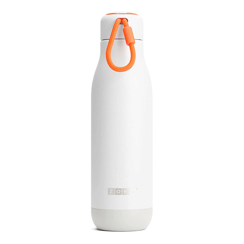 ZOKU PC - Botella Térmica de 0.75L en Acero Inoxidable de Doble Pared. White