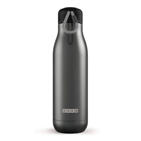 ZOKU COL - Botella Térmica de 0.75L en Acero Inoxidable de Doble Pared. Grafito
