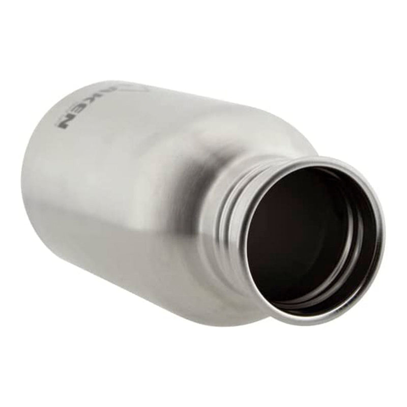 LAKEN Basic Steel - Botella de Agua 0.35L en Acero Inoxidable. Negro
