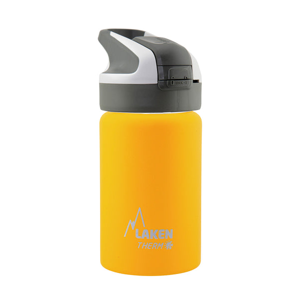LAKEN Summit - Botella Térmica con Boquilla 0.35L en Acero Inoxidable. Amarillo