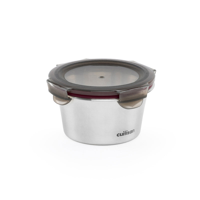 Cuitisan Flora - Recipiente Hermético 0.41L en Acero Inoxidable. Apto Microondas