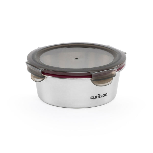 Cuitisan Flora - Recipiente Hermético 0.64L en Acero Inoxidable. Apto Microondas