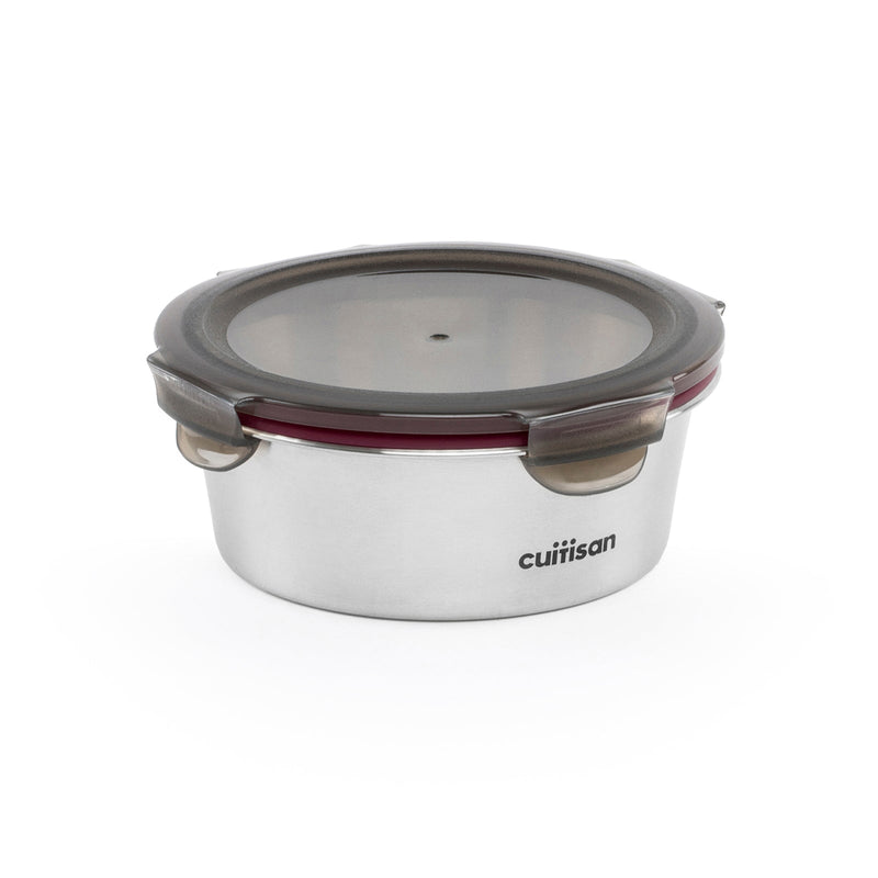 Cuitisan Flora - Recipiente Hermético 0.64L en Acero Inoxidable. Apto Microondas