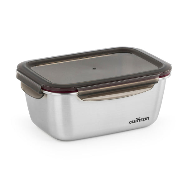 Cuitisan Flora - Recipiente Hermético 1.8L en Acero Inoxidable. Apto Microondas