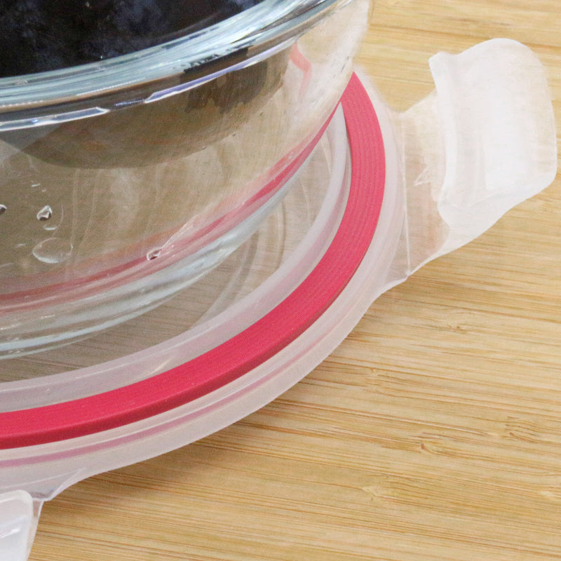 Glasslock Bowl - Recipiente Redondo Ensaladera con Tapa de 4L en Vidrio Templado