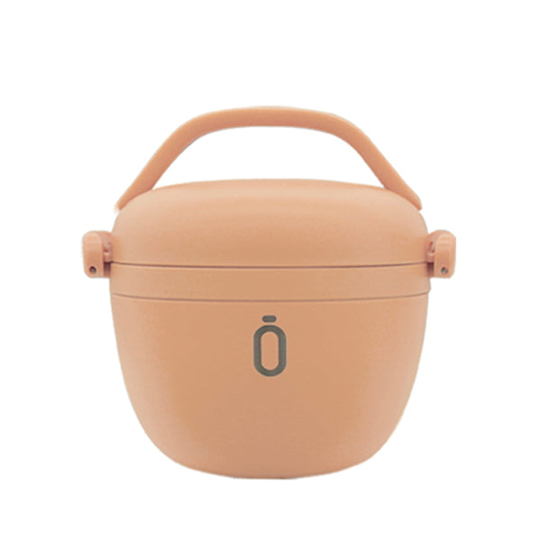 RUNBOTT Lunch - Termo Porta Alimentos Redondo 560 ml con Asa. Melocotón