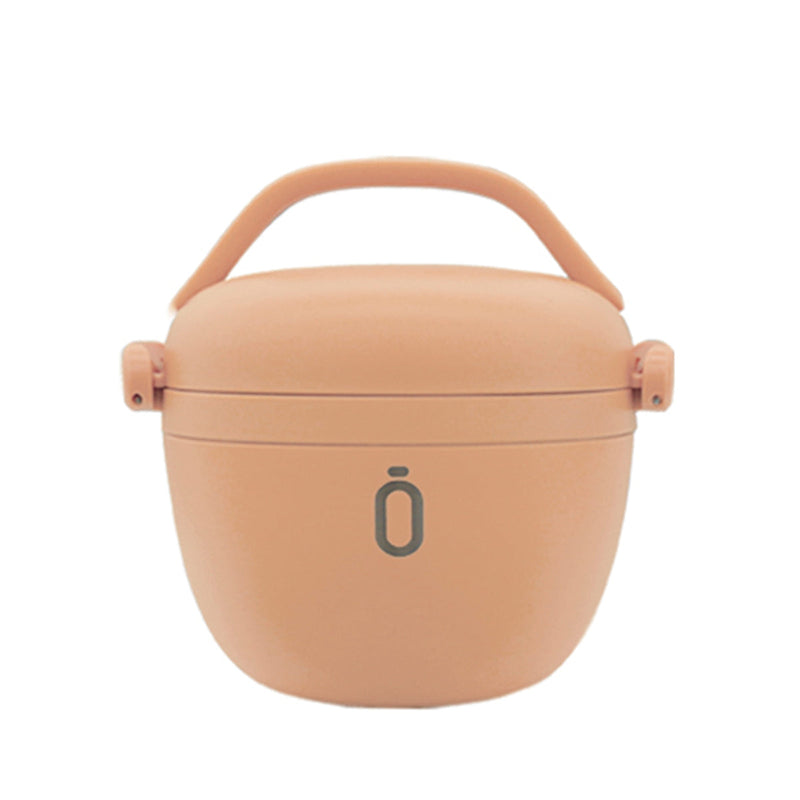 RUNBOTT Lunch - Termo Porta Alimentos Redondo 560 ml con Asa. Melocotón