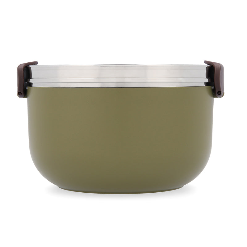 QUID GO XTREM - Recipiente Redondo 1L con Interior en Acero Inoxidable
