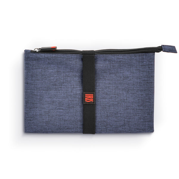 IRIS Snack Bag - Bolsa Porta Alimentos con Cierre de Cremallera, Azul