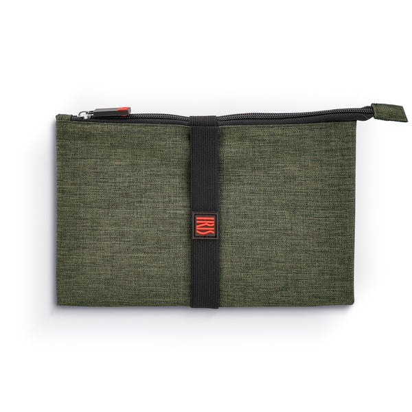 IRIS Snack Bag - Bolsa Porta Alimentos con Cierre de Cremallera, Verde
