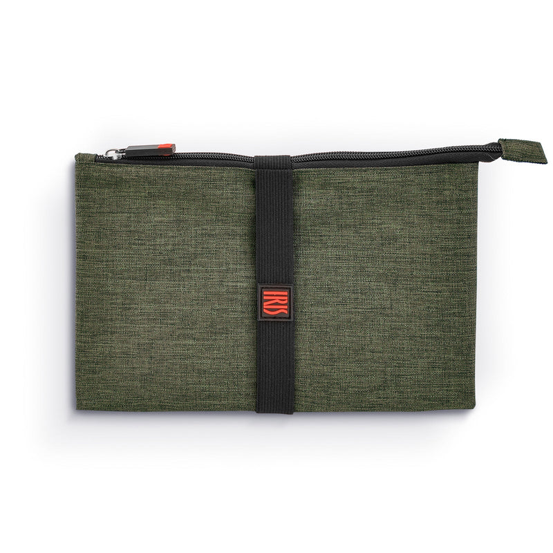 IRIS Snack Bag - Bolsa Porta Alimentos con Cierre de Cremallera, Verde