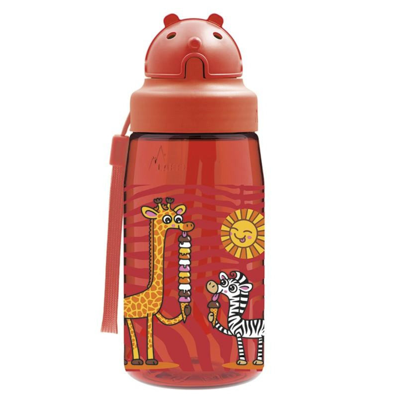LAKEN OBY - Botella de Agua Infantil 0.45L en Tritán con Boquilla de Silicona. Chupi