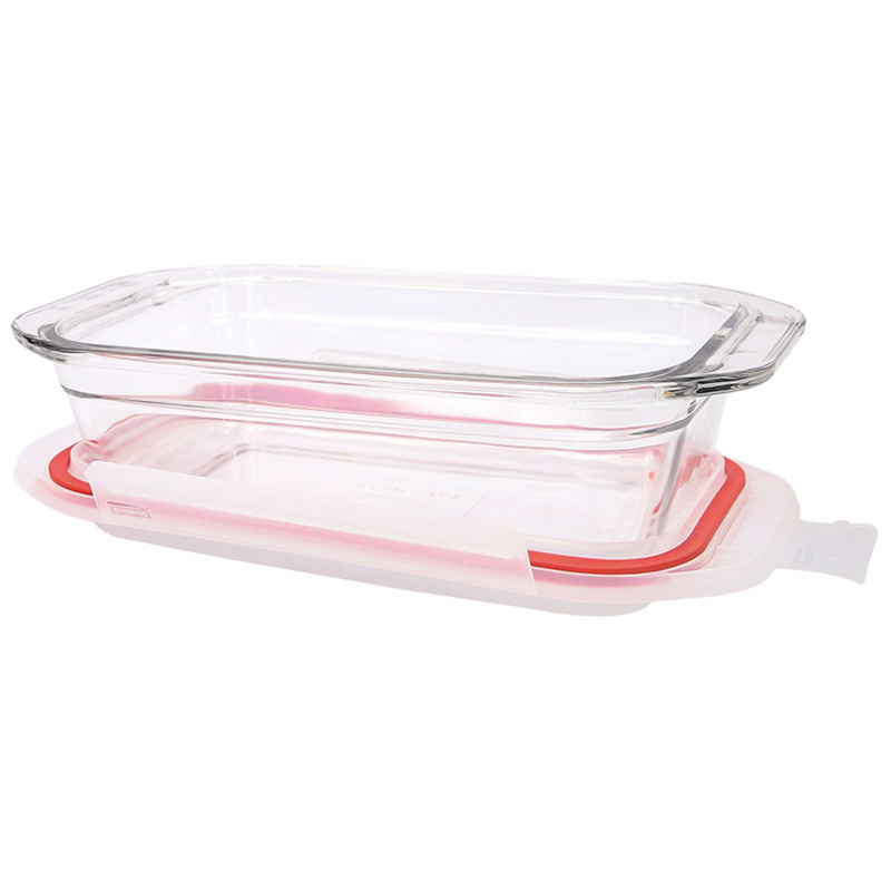 Glasslock OCRP-175A - Bandeja Horno Vidrio Templado 1750 ml BAKEAWARE Oven Safe